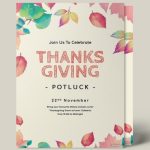 Potluck Flyer Template With Potluck Flyer Template