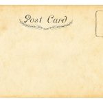 Premium Photo | Back Of Vintage Blank Postcard Intended For Back Of Postcard Template