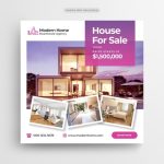Premium Psd | House For Sale Social Media Banner Or Square Flyer Template Inside House For Sale Flyer Template