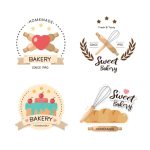 Premium Vector | Food Label Bakery, Sweet Bakery, Dessert, Sweets Shop Intended For Dessert Labels Template