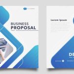 Premium Vector | Geometric Abstract Business Proposal Cover Template for Proposal Cover Page Template
