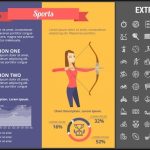 Premium Vector | Sports Infographic Template, Elements And Icons With Regard To Sports Infographics Templates
