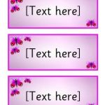 Preview Within Butterfly Labels Templates
