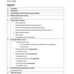 Printable Safety Committee Agenda Template – Launcheffecthouston Throughout Safety Committee Meeting Template