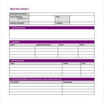 Professional Agenda Template - 5+ Free Word, Pdf Documents Download with Meeting Agenda Template Doc