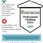 Professional Clothing Drive! | The Buzz In Clothing Drive Flyer Template