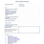 Project Management Proposal Template For It Project Proposal Template