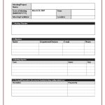 Project Meeting Minutes | Templates At Allbusinesstemplates Pertaining To Meeting Note Template