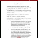 Property Management Agreement Form – Free Template With Sample Inside Free Commercial Property Management Agreement Template