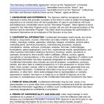 Proprietary Agreement Template For Video Use In A Movie | Classles In Film Non Disclosure Agreement Template