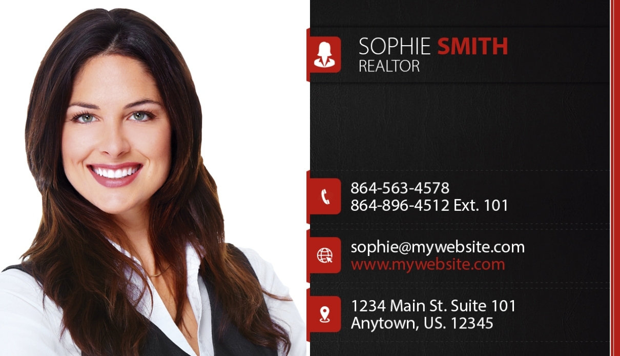 Real Estate Business Cards Template | Realtor Business Cards Template In Real Estate Business Cards Templates Free