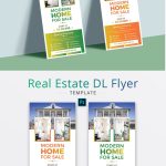 Real Estate Dl Flyer Corporate Identity Template #98498 Inside Dl Size Flyer Template