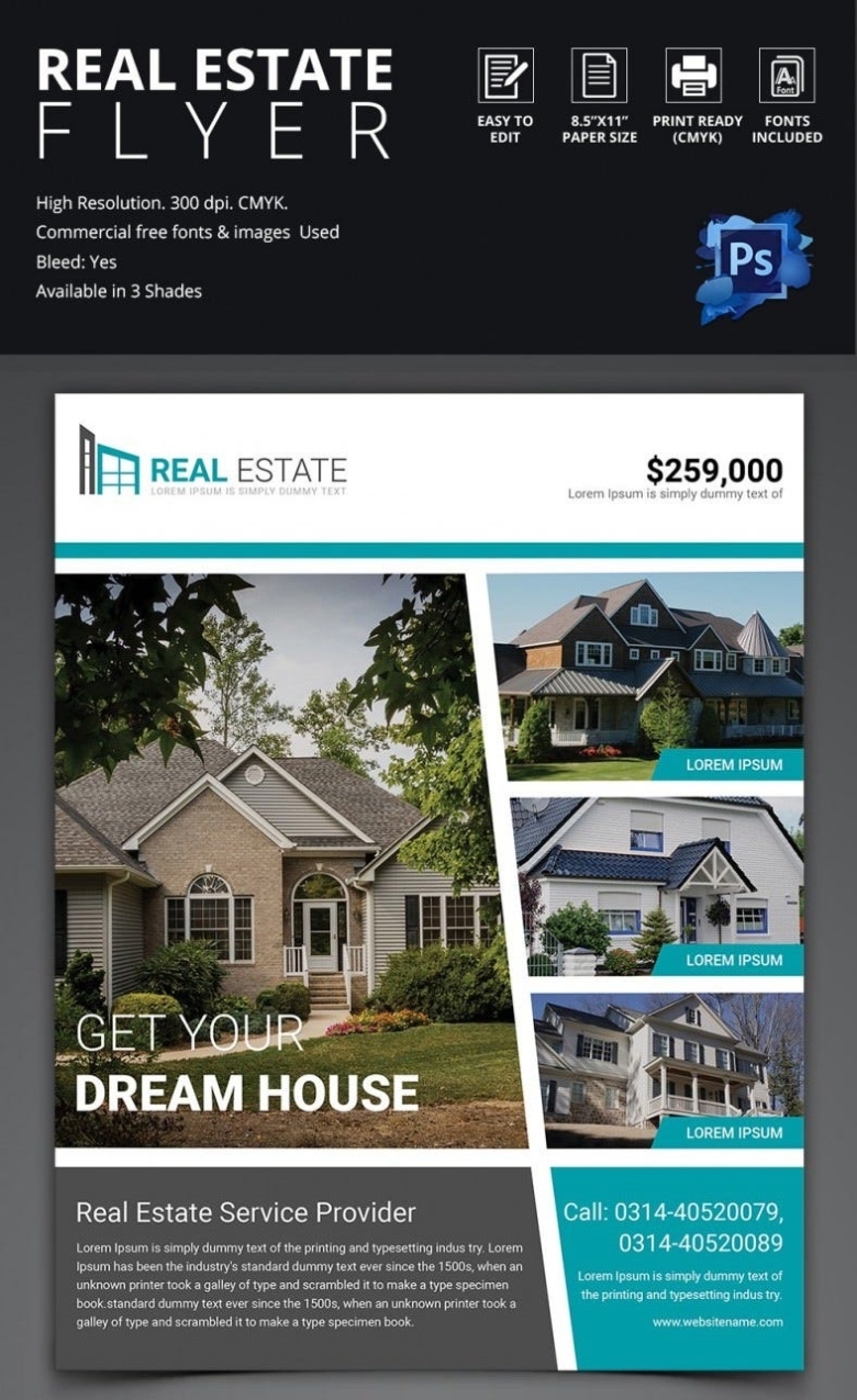 Real Estate Flyer Template - 37+ Free Psd, Ai, Vector Eps Format With Regard To Real Estate Flyer Template Psd