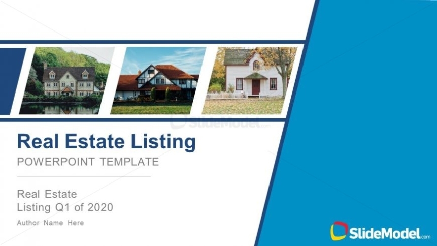 Real Estate Listing Powerpoint Layout – Slidemodel In Real Estate Listing Presentation Template