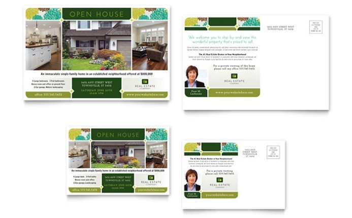 Real Estate Postcard Template – Word & Publisher With Regard To Postcard Size Template Word