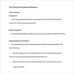 Research Proposal Template Free Download | Creativetemplate With Research Proposal Outline Template