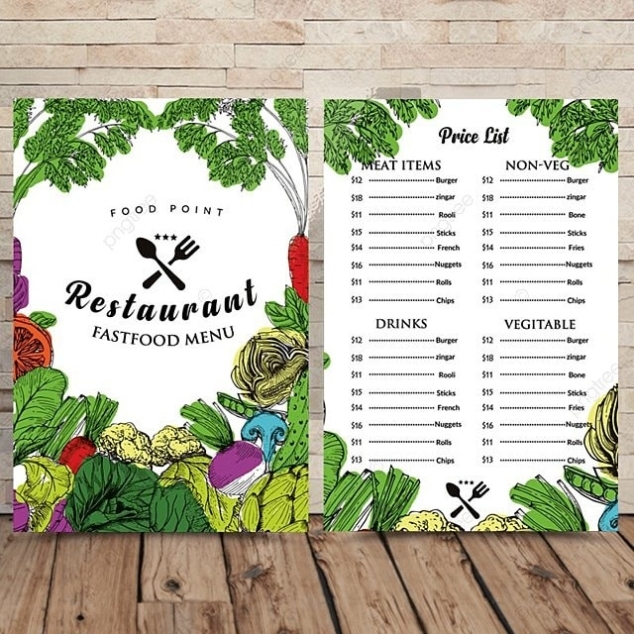 Restaurant Food Menu Template For Free Download On Pngtree Throughout Free Printable Restaurant Menu Templates