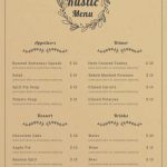 Restaurant Menu – 25+ Free Templates In Psd, Word, Pages | Free With Word Document Menu Template