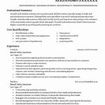 Retail Sales Associate Resume Example Ross Dress For Less For Ross School Of Business Resume Template
