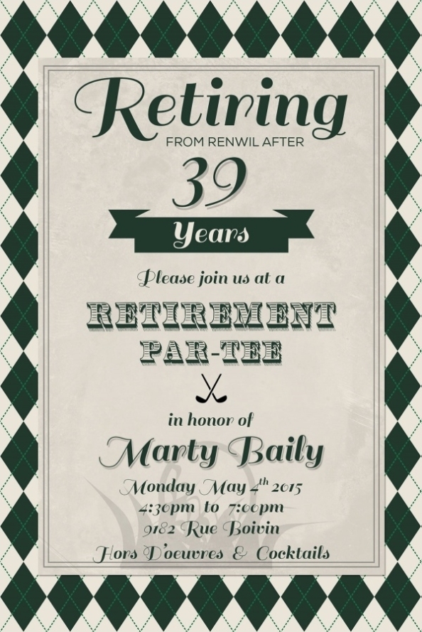 Retirement Announcement Template – Retirement Party Invitations Inside Retirement Announcement Flyer Template