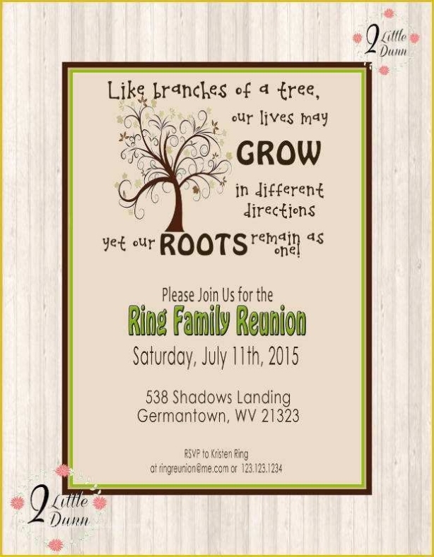 Reunion Flyer Template Free Of 15 Family Reunion Invitations Printable With Family Reunion Flyer Template