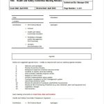 Safety Agenda Template - 6+ Free Word, Pdf Documents Download | Free with regard to Safety Meeting Minutes Template