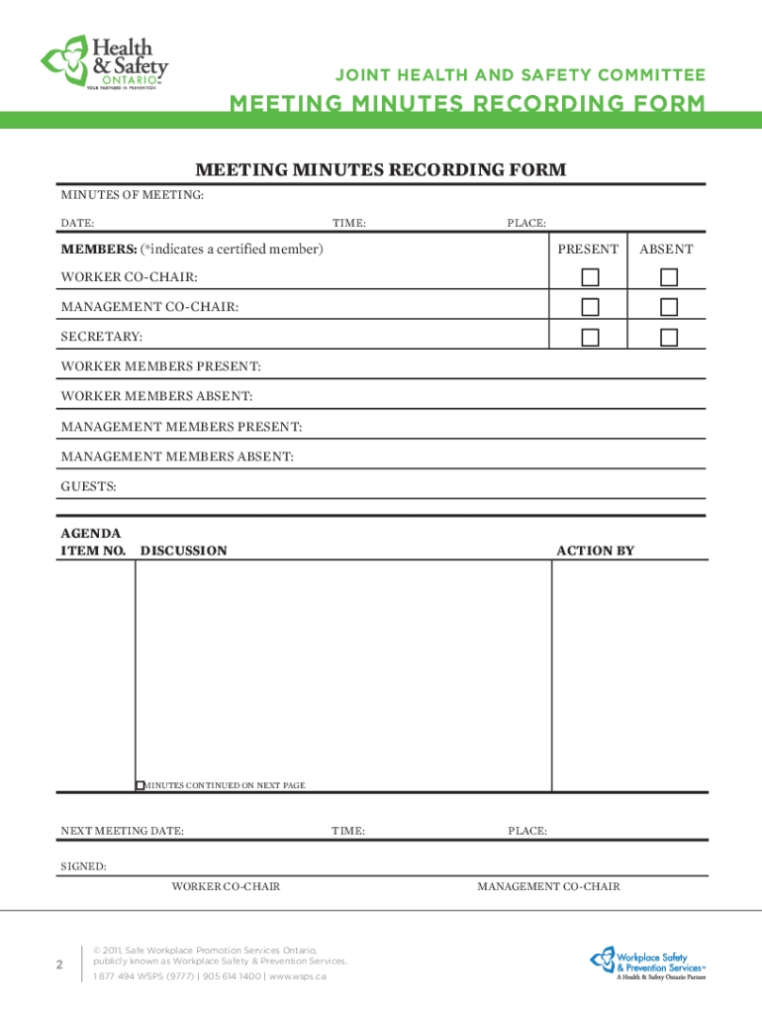 Safety Committee Agenda Template With Regard To Safety Committee Agenda Template