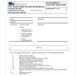 Safety Committee Meeting Minutes Template | Tutore – Master Of Regarding Committee Meeting Minutes Template