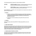 Sales Agency Agreement – Gotilo With Appointed Representative Agreement Template