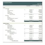 Sample Balance Sheet Small Business — Db Excel Inside Business Plan Balance Sheet Template