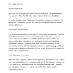Sample Character Letter To A Judge Collection – Letter Template Collection In Letter To Judge Template