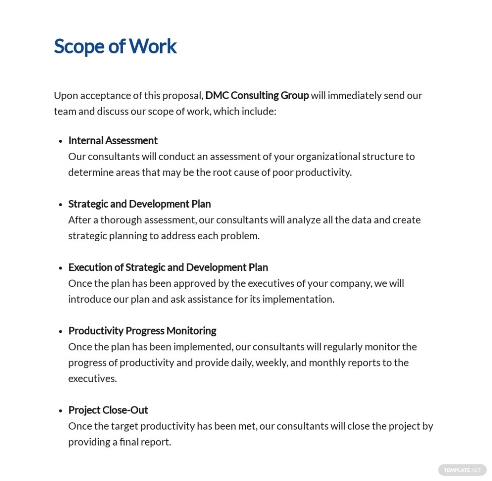 Sample Consulting Proposal Template [Free Pdf] – Word | Apple Pages Regarding Consulting Proposal Template Word