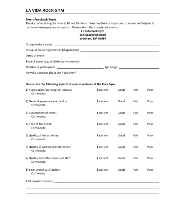 Sample Customer Feedback Form – 22+ Free Documents In Pdf Pertaining To Customer Business Review Template