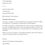 Sample Income Verification Letter Download Printable Pdf | Templateroller For Proof Of Income Letter Template