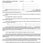 Sample Roommate Agreement Free Download Regarding Free Roommate Lease Agreement Template