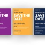 Save The Date Bundle  Business Flyer Vol 01 (385156) | Flyers | Design Regarding Save The Date Business Event Templates
