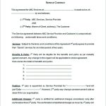 Service Contract Template And Important Terms To Write With Regard To How To Make A Business Contract Template