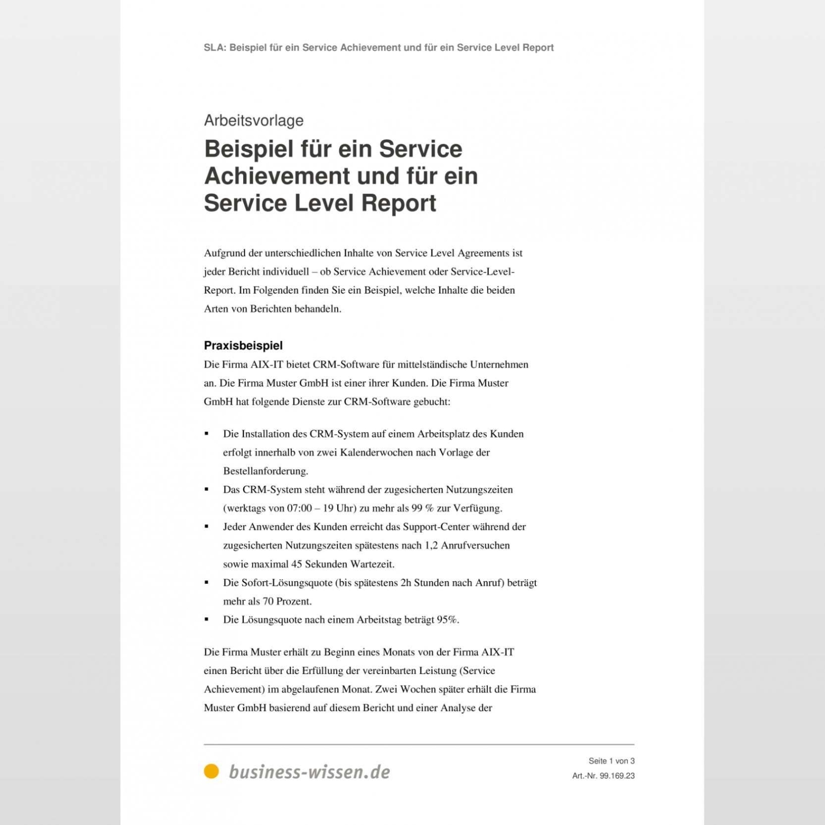 Service Level Agreement Muster Intended For Disaster Recovery Service Level Agreement Template