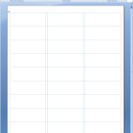 Showing Gridlines In A Ms Word Label Template | Free Printable Labels In Free Templates For Labels In Word
