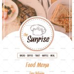 Simple Breakfast Menu Design Template In Psd, Word, Publisher within Menu Templates For Publisher