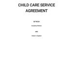 Simple Child Support Agreement Template [Free Pdf] | Template With Mutual Child Support Agreement Template