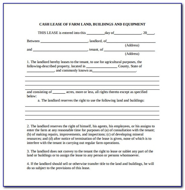 Simple Commercial Lease Agreement Template South Africa – Template For Share Farming Agreement Template