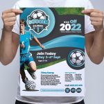 Soccer Camp Poster Template – Psd, Ai & Vector – Brandpacks Pertaining To Football Camp Flyer Template