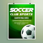 Soccer Club Sports Championship Flyer Template – Download Free Vector Pertaining To Football Tournament Flyer Template