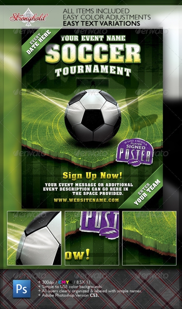 Soccer Tournament Flyer Event Template | Www.moderngentz | Your With Regard To Sports Event Flyer Template