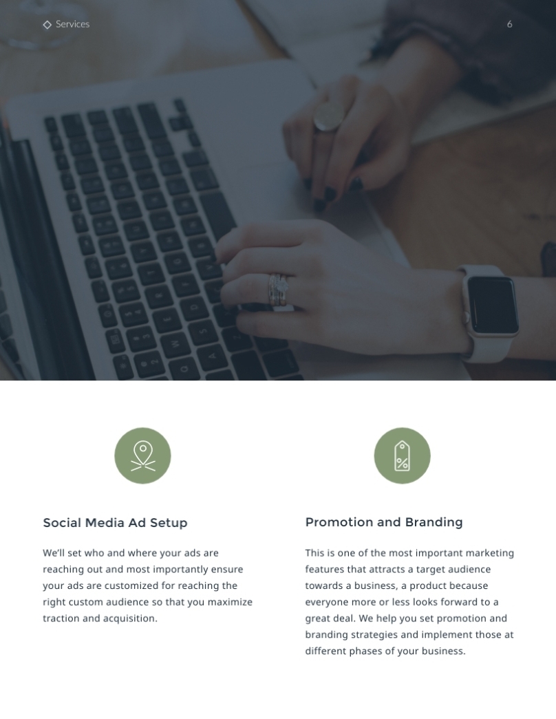 Social Media Marketing – Proposal Template | Visme With Regard To Social Media Proposal Template