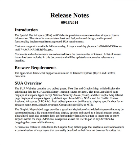 Software Release Notes Template Word | Popular Professional Template Regarding Software Release Notes Template