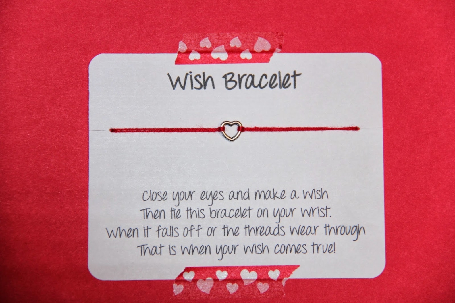 Sometimes Creative: Valentine Wish Bracelet In Wish You Were Here Postcard Template