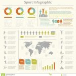 Sport Infographic Template Chart Stock Vector – Illustration Of Within Sports Infographics Templates