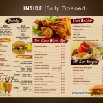 Sports Bar Menu Design For A Company By Mdesigns ™ | Design #5108588 with Sports Bar Business Plan Template Free